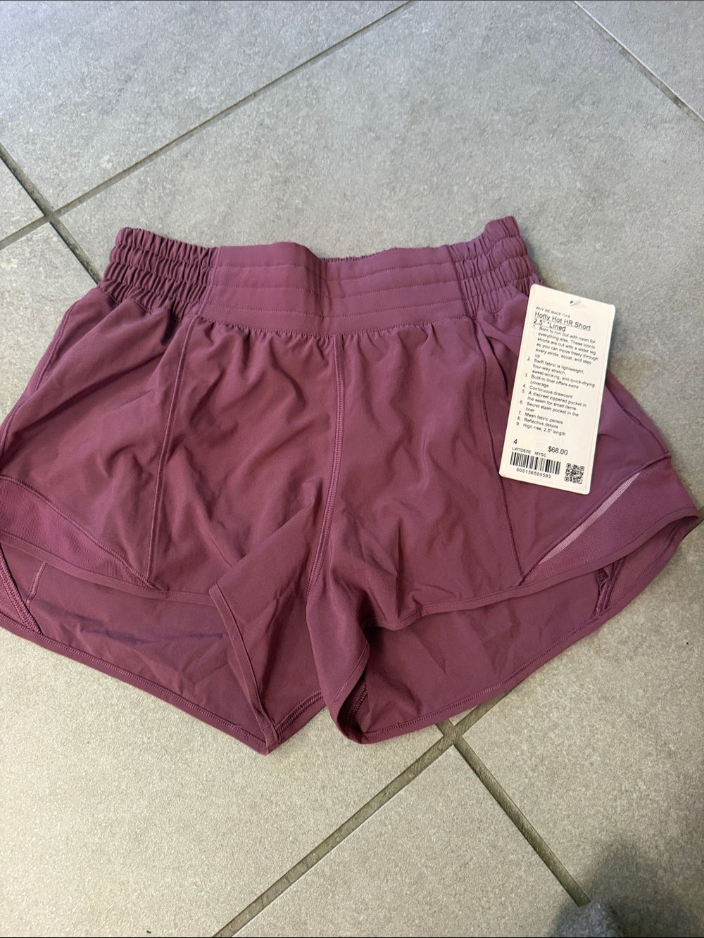 lululemon athletica Plum High-Waist Run Shorts